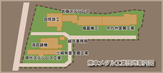 熊本メタル工業団地MAP